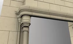 French Gothic Fireplace