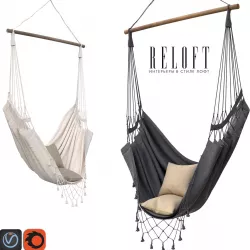 Hammock Boho Hemacle 3D model