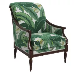 Harwood Accent Chair - Palm Leaf 3D model