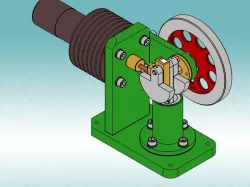 Horizontal Stirling Motor 