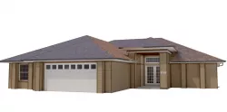 House-015 Low Poly 3D model