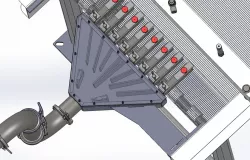 Industrial Food Processing equipment, Portion Extrusion Maker Rev C