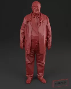 men 01 - Low Poly printable Low-poly  3D model