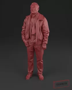 Men 02 pilot - Low Poly Low-poly  3D model
