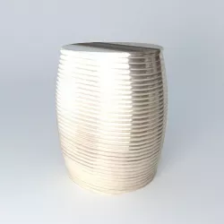 metal stool houses the world 3D model