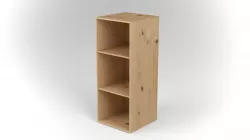 Mini Bookcase Low-poly  3D model
