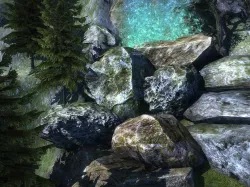 Mountain Rocks Low-poly  3D model