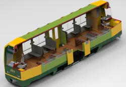 Narrow-gauge railcar