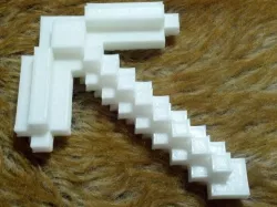 New and Improved 3D Minecraft Pickaxe