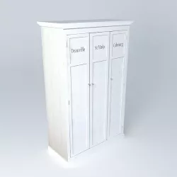 NEWPORT cloakroom houses the world 3D model