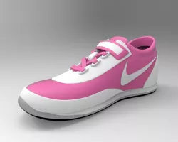 nike shoes Low-poly  3D model