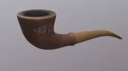 Old Smoking pipe 3D model