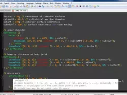 OpenScad NotePad++ AutoComplete with CallTips