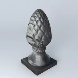 pinecone decoration houses the world 3D model