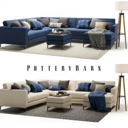 Pottery Barn Jake set 2 3D model