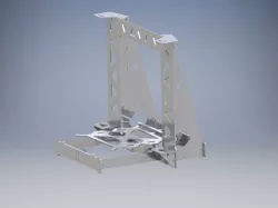 Prusa i3 Steel  laser cut stainless steel 2.5 DXL