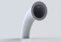 Reduction elbow