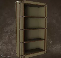 Richard s Canvas Bookcase  3D model