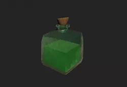 RPG Health-Mana-Stamina Realistic Potion  Low-poly  3D model
