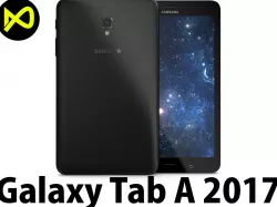 Samsung Galaxy tab A 8 2017 Black 3D model