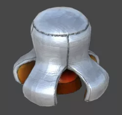 Satellite popcorn1 Low-poly  3D model