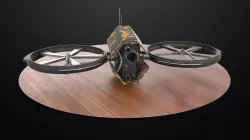 Security Drone Low-poly  3D model