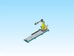 SINGLE AXIS FLOOR ROBOT GANTRY 