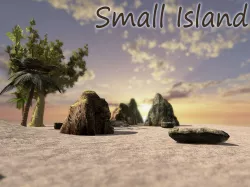 Small Island Low-poly  3D model