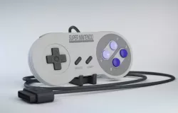Snes Controller Classic 3D model