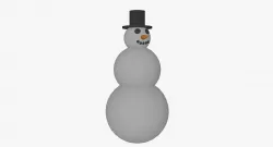 Snowman 3D model