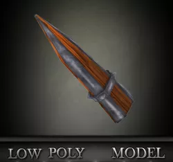 Spike Low Poly Low-poly  3D model