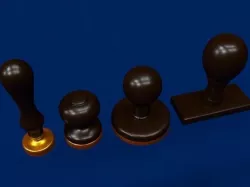 Stamps 3D model