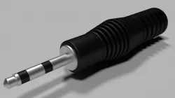 Stereo Mini Plug 3D model