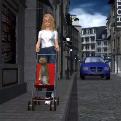 Stroller 1 for DAZ Studio 3D model