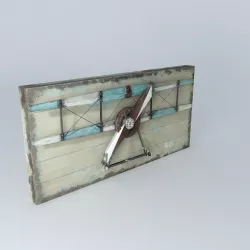 Table airplane houses the world 3D model