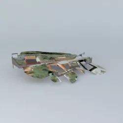Terrain 3D model