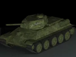 the legendary T-34 tank solidworks 3D model