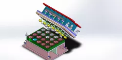 Thermoform Mold - Plate Mold 3D model
