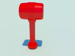 Toy Plastic Hammer 3D model