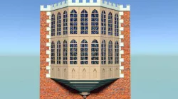 Tudor bay window 3D model