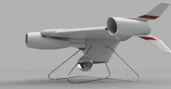 VTOL 3 MOTOR DRONE (2X127 mm AND 110 mm EDF)-FIRST CONFIGURATION