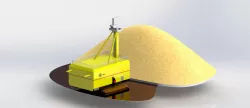 Walking excavator