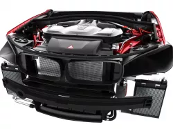 X5M F85 - X6M F86 V8 Engine - Red Metallic Low-poly  3D model