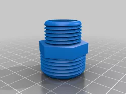 1/2" to 3/4" Male to Male Coupler