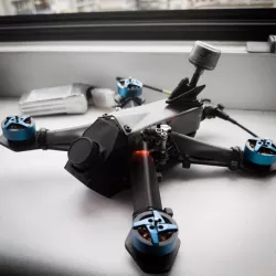 3D Printed Parts of FlyFive33 Tiny Trainer with Caddx Nebula