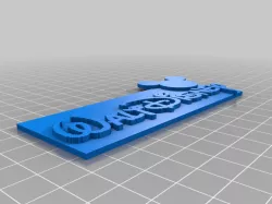3D Walt Disney Logo