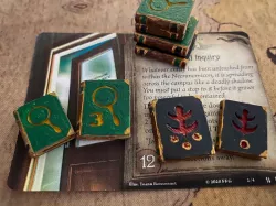 Arkham Horror Clue / Doom Book Tokens