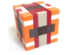Arne's Cube - Interlocking puzzle by Alfons Eyckmans