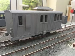 Brake composite coach for 7mm scale
