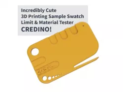 #CREDINO - Cute Dino Face for 3D Printing Limit & Material Test